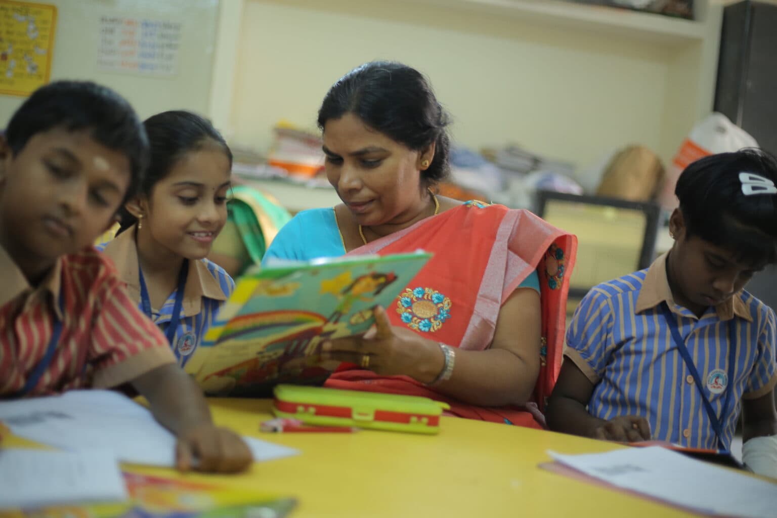 Students at Anita Methodist School